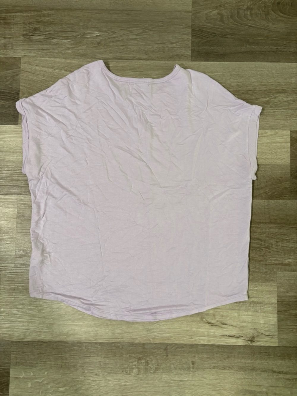 Buffalo David Bitton short sleeve Soft Lilac Boxy Tee - Picture 4 of 6